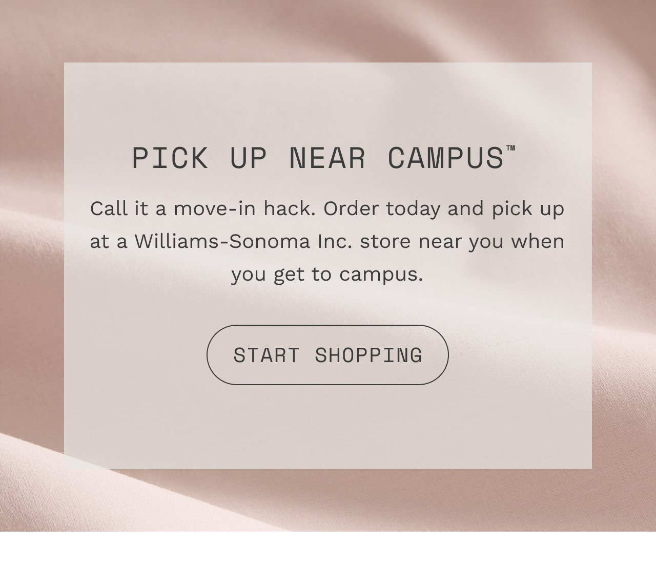 PICK UP NEAR CAMPUS
