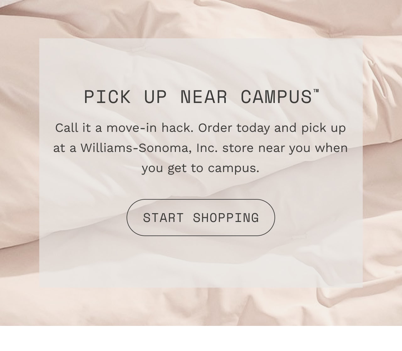 PICK UP NEAR CAMPUS