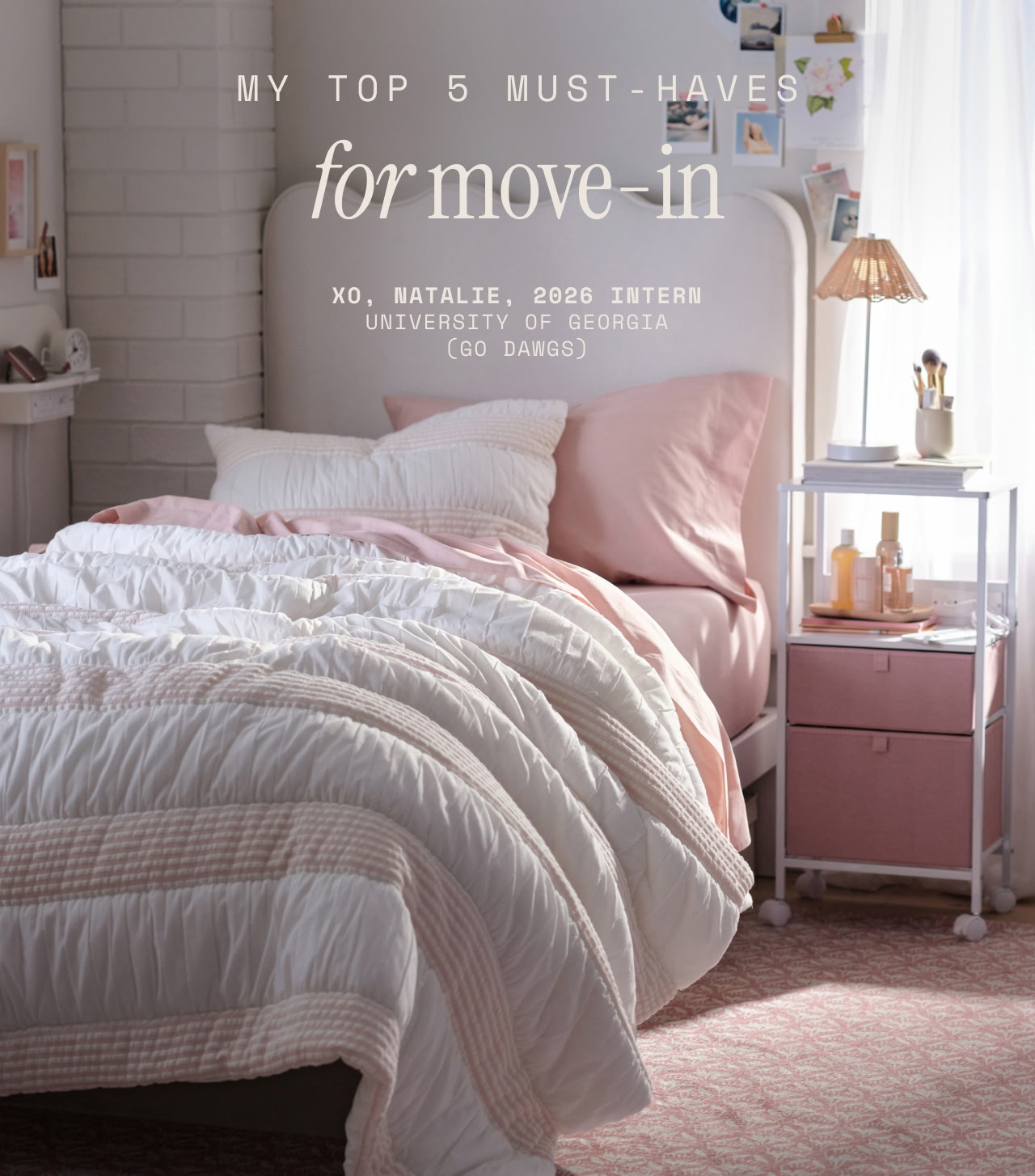 MY TOP 5 MUST-HAVES FOR MOVE-IN