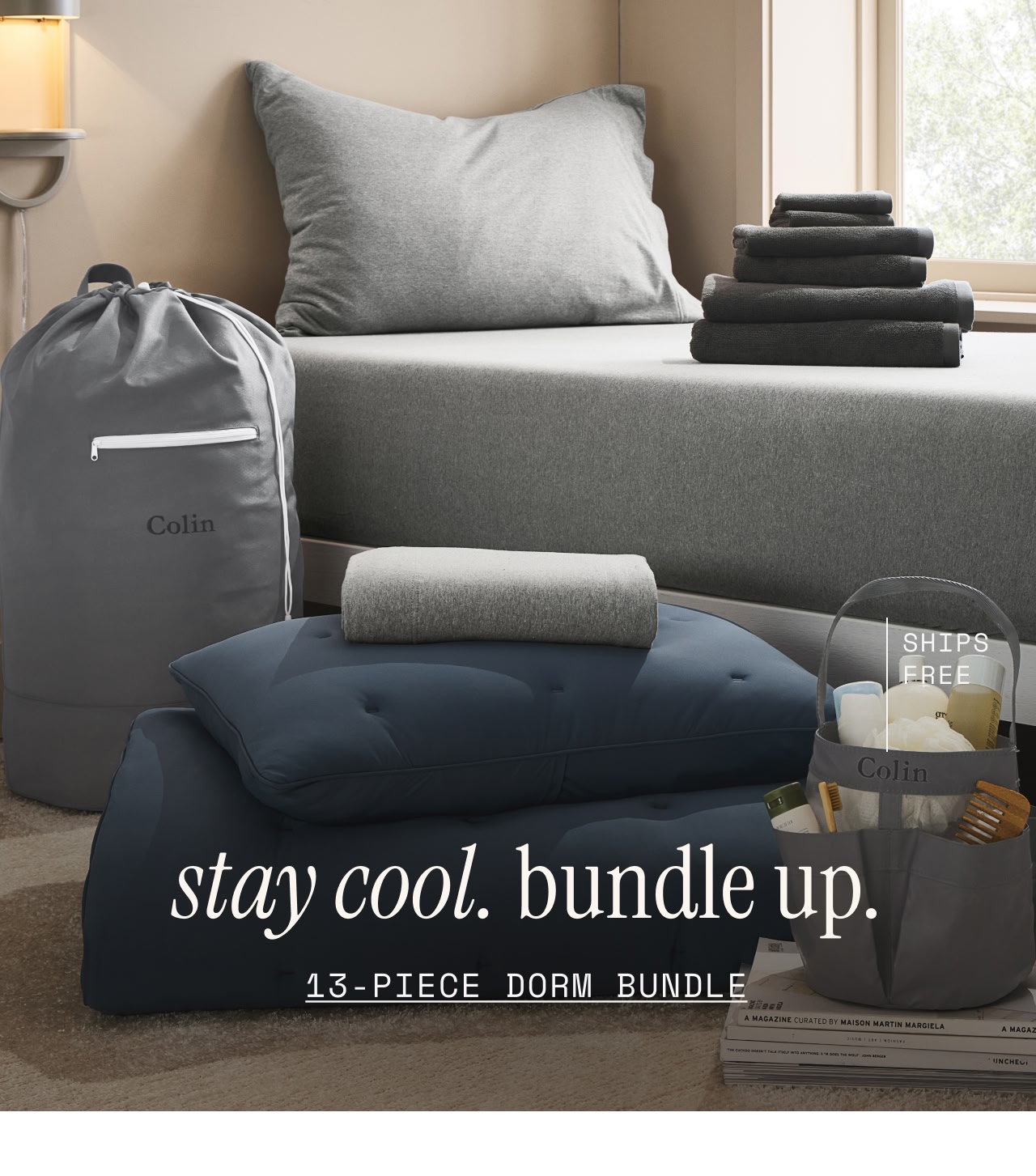 Stay cool. Bundle up.